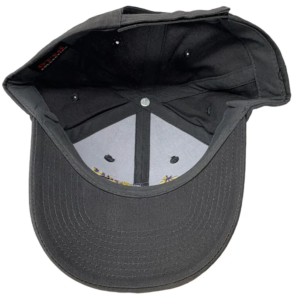 Las Vegas Bowl Hat Cap Gray NCAA College Football Royal Purple 6 Panel Strapback - Picture 4 of 10